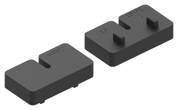 Gummi 1 Paar für  Mod. 11, Blech 2 mm