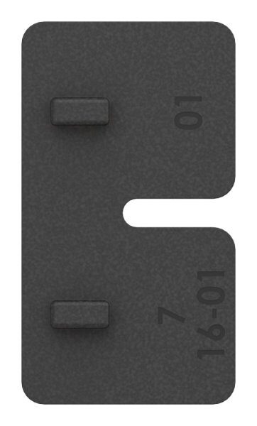Gummi 1 Paar für  Mod. 11, Blech 2 mm