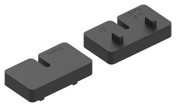 Gummi 1 Paar für  Mod. 11, Blech 3 mm