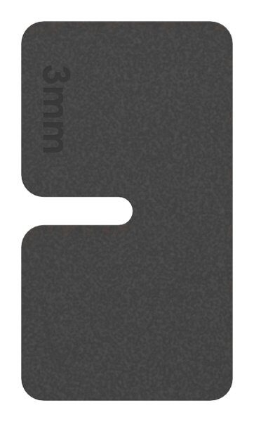 Gummi 1 Paar für  Mod. 11, Blech 3 mm