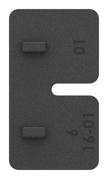 Gummi 1 Paar für  Mod. 11, Blech 4 mm