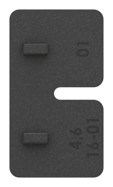 Gummi 1 Paar für  Mod. 11, VSG-Glas 6,76mm