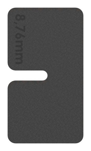 Gummi 1 Paar für  Mod. 11, VSG-Glas 8,76mm