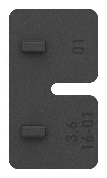 Gummi 1 Paar für  Mod. 11, VSG-Glas 8,76mm