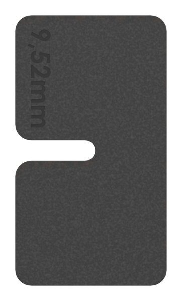 Gummi 1 Paar für  Mod. 11, VSG-Glas 9,52mm