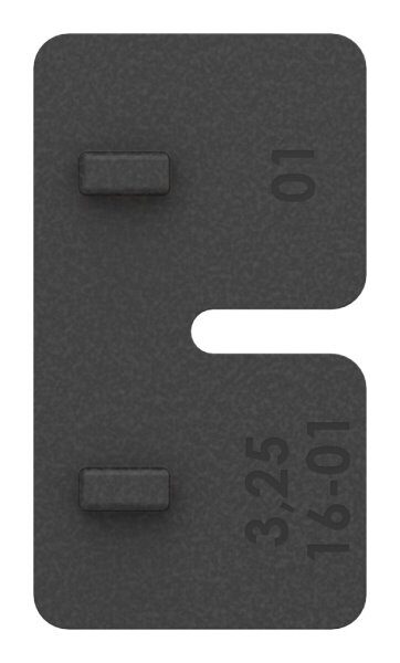 Gummi 1 Paar für  Mod. 11, VSG-Glas 9,52mm