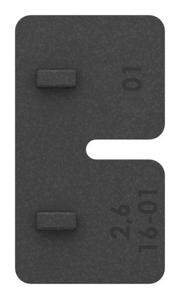 Gummi 1 Paar für  Mod. 11, VSG-Glas 10,76mm