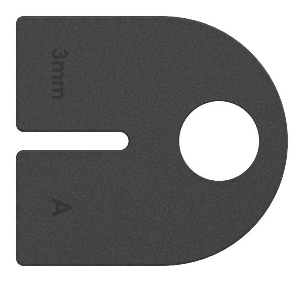 Gummi 1 Paar für  Mod. 12, Blech 3 mm
