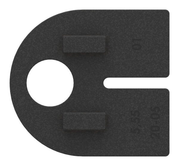 Gummi 1 Paar für  Mod. 12, Blech 5mm