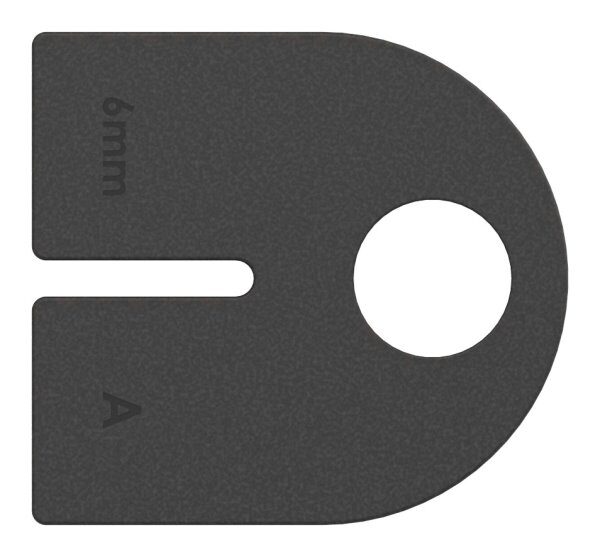 Gummi 1 Paar für  Mod. 12, ESG-Glas 6mm
