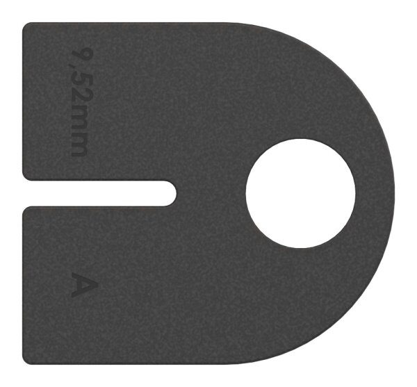 Gummi 1 Paar für  Mod. 12, VSG-Glas 9,52mm