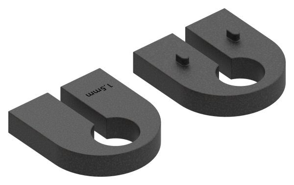 Gummi 1 Paar für  Mod. 16, Blech 1,5 mm