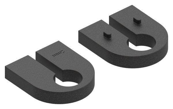 Gummi 1 Paar für  Mod. 16, Blech 2 mm