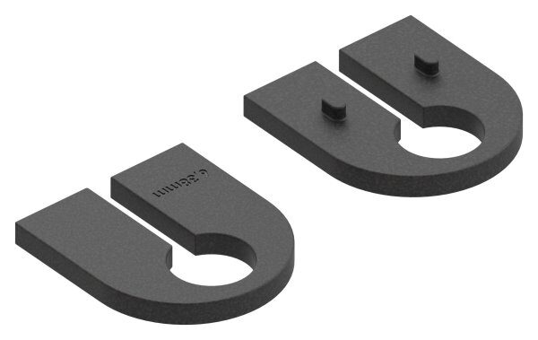 Gummi 1 Paar für  Mod. 16, VSG-Glas 6,38mm
