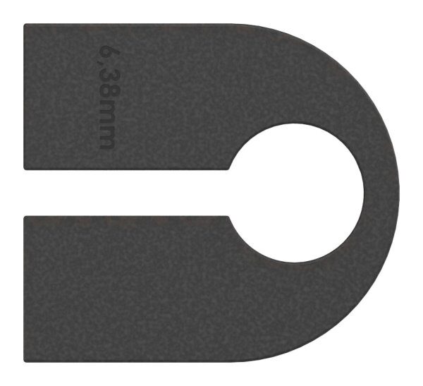 Gummi 1 Paar für  Mod. 16, VSG-Glas 6,38mm