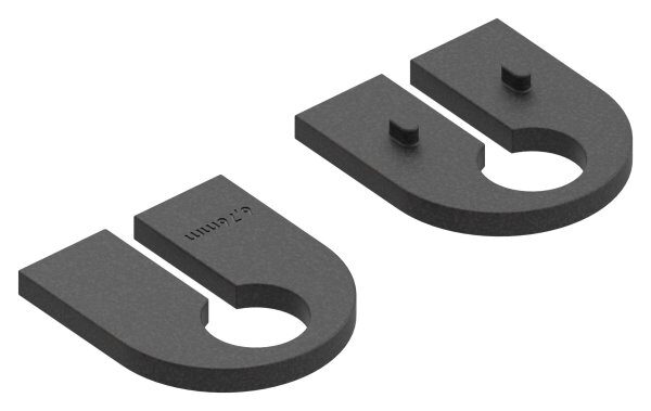 Gummi 1 Paar für  Mod. 16, VSG-Glas 6,76mm
