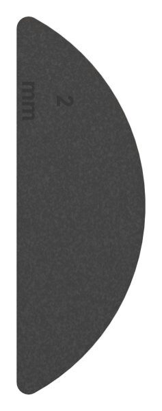 Gummi 1 Paar für  Mod. 20/21, Blech 2,0mm