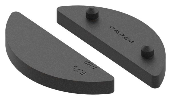 Gummi 1 Paar für  Mod. 20/21, VSG-Glas 6,76mm