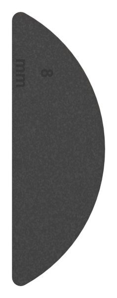 Gummi 1 Paar für  Mod. 20/21, ESG-Glas 8mm