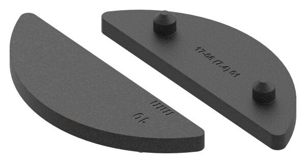 Gummi 1 Paar für  Mod. 20/21, ESG-Glas 10mm