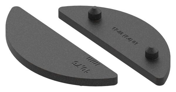 Gummi 1 Paar für  Mod. 20/21, VSG-Glas 10,76mm