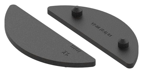 Gummi 1 Paar für  Mod. 20/21, ESG-Glas 12mm