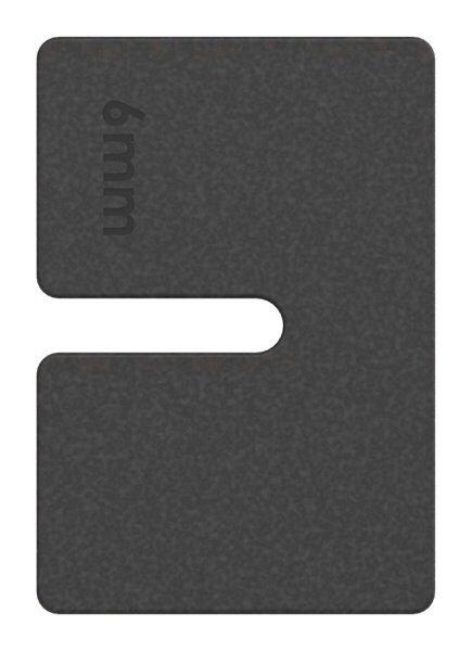 Gummi 1 Paar für  Mod. 22, ESG-Glas 6mm