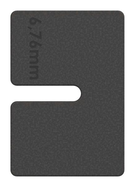 Gummi 1 Paar für  Mod. 22, VSG-Glas 6,76mm