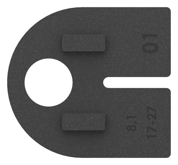 Gummi 1 Paar für  Mod. 23, Blech 2,0 mm