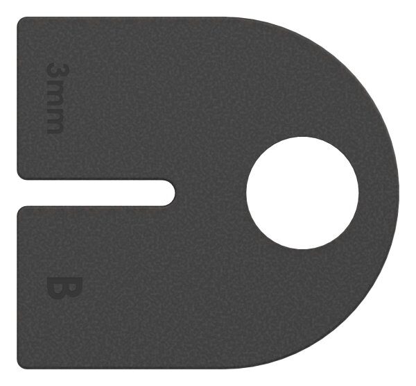 Gummi 1 Paar für  Mod. 23, Blech 3,0 mm