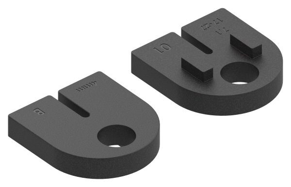 Gummi 1 Paar für  Mod. 23, Blech 4,0 mm