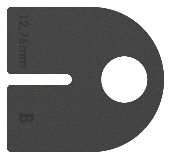Gummi 1 Paar für  Mod. 23, VSG-Glas 12,76mm