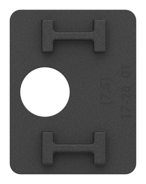 Gummi 1 Paar für  Mod. 24, Blech 2,0 mm
