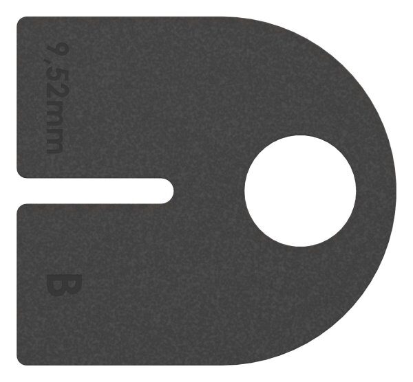 Gummi 1 Paar für  Mod. 25, VSG-Glas 9,52mm