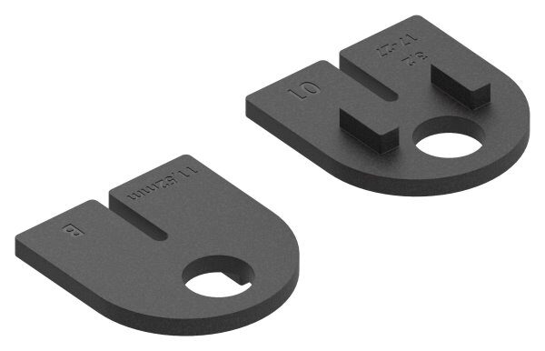 Gummi 1 Paar für  Mod. 25, VSG-Glas 11,52mm