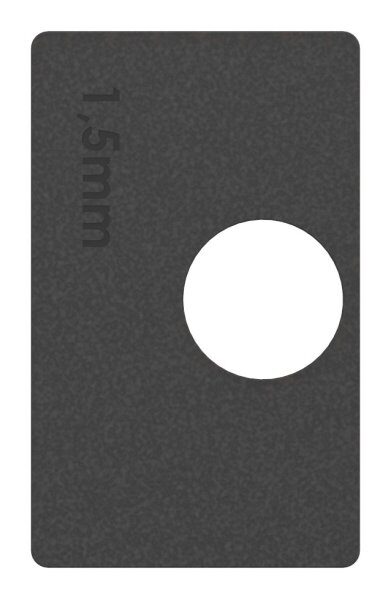 Gummi 1 Paar für  Mod. 27, Blech 1,5mm