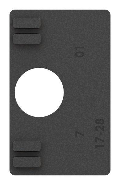 Gummi 1 Paar für  Mod. 27, Blech 1,5mm