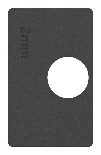 Gummi 1 Paar für  Mod. 27, Blech 2mm