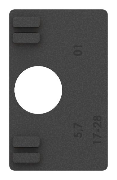 Gummi 1 Paar für  Mod. 27, Blech 4mm