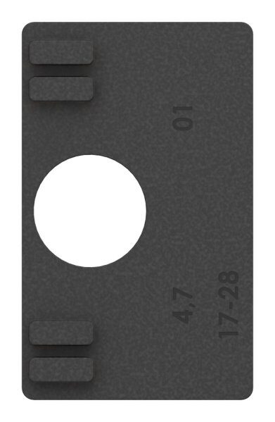 Gummi 1 Paar für  Mod. 27, ESG-Glas 6mm