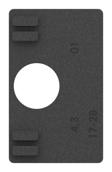 Gummi 1 Paar für  Mod. 27, VSG-Glas 6,76mm