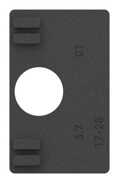 Gummi 1 Paar für  Mod. 27, ESG-Glas 8mm