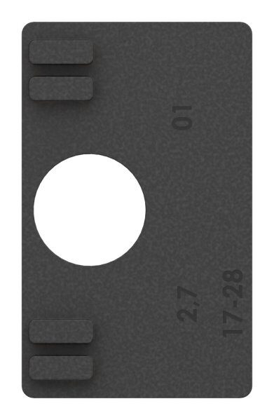Gummi 1 Paar für  Mod. 45, ESG-Glas 10mm