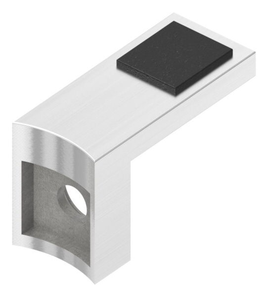 Halteboden mit Anschluss 42,4mm, Befestigungsbohrung...