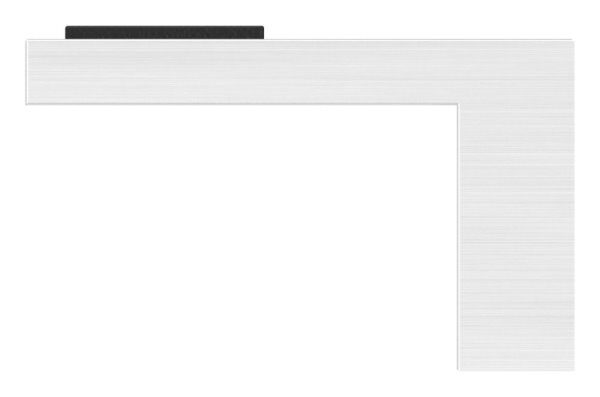 Halteboden mit Anschluss 60,3mm, Befestigungsbohrung für M6 Senkkopfschraube, V2A