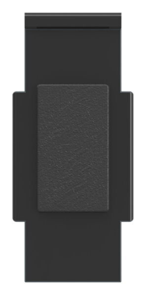 Sicherungsplatte für Mod. 31 , Zink roh pulverbeschichtet in RAL 9005 glänzend