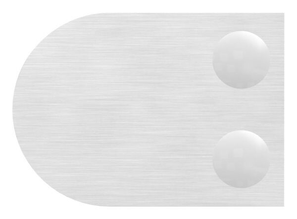 Glasklemme Mod. 32, Maße: 63x45x28mm, Anschluss: gerade, V2A, inkl. aller Schrauben und Abdeckplättchen, mit AbZ