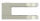 Glasklemme Mod. 32, Maße: 63x45x28mm, Anschluss: gerade, in Edelstahleffekt, inkl. aller Schrauben und Abdeckplättchen, mit AbZ