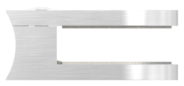 Glasklemme Mod. 32, Maße: 63x45x28mm, Anschluss: 48,3mm, V2A, inkl. aller Schrauben und Abdeckplättchen, mit AbZ