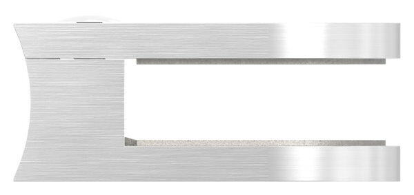 Glasklemme Mod. 32, Maße: 63x45x28mm, Anschluss: 60,3mm, V4A, inkl. aller Schrauben und Abdeckplättchen, mit AbZ